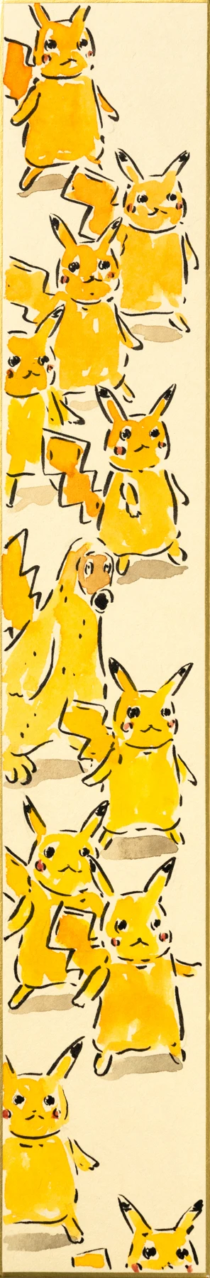 DOKACCHU, water color on paper