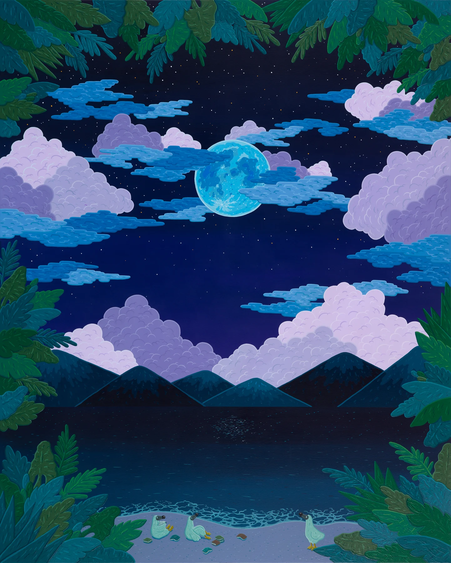 Under the moonlight