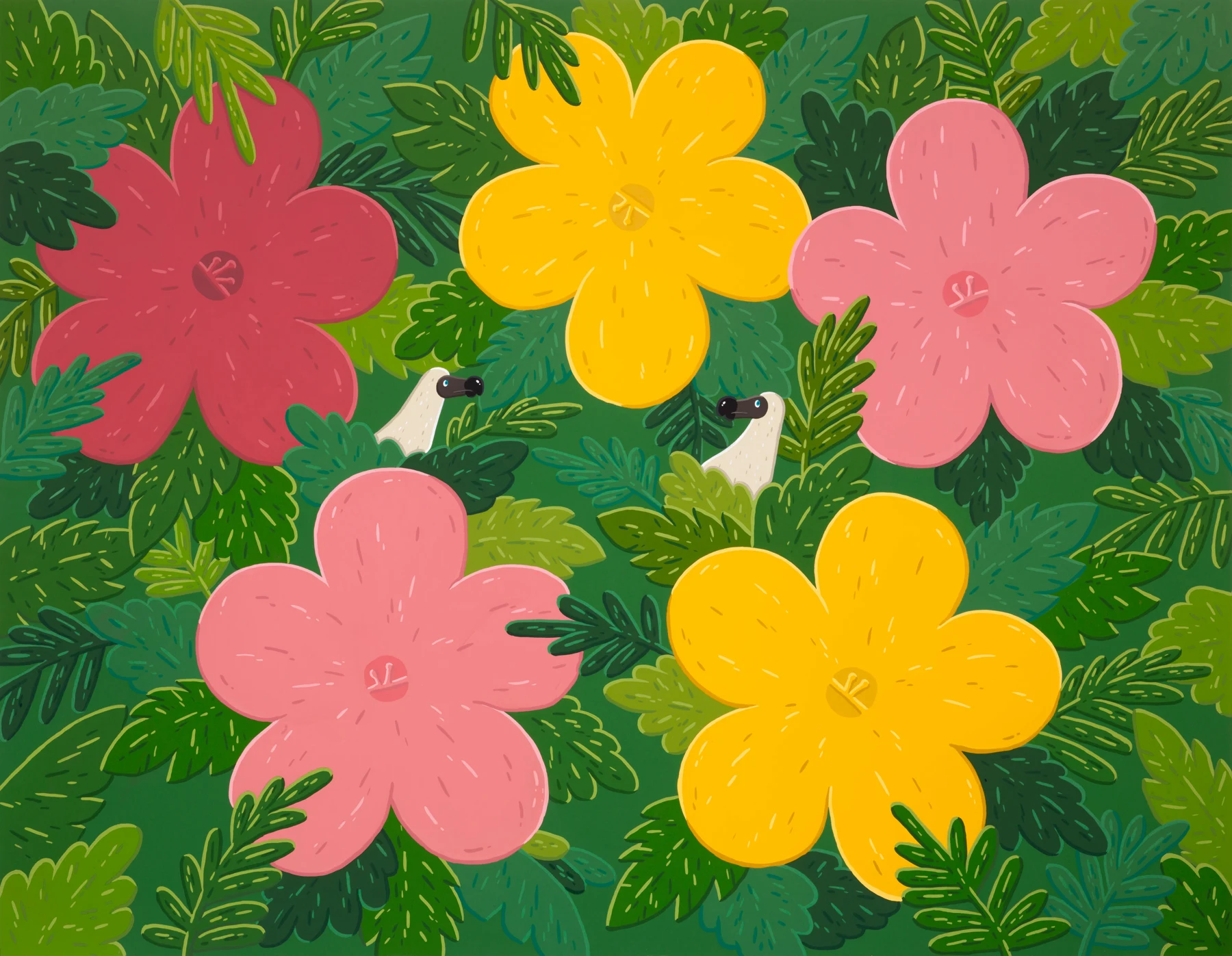 Dodo n flowers I