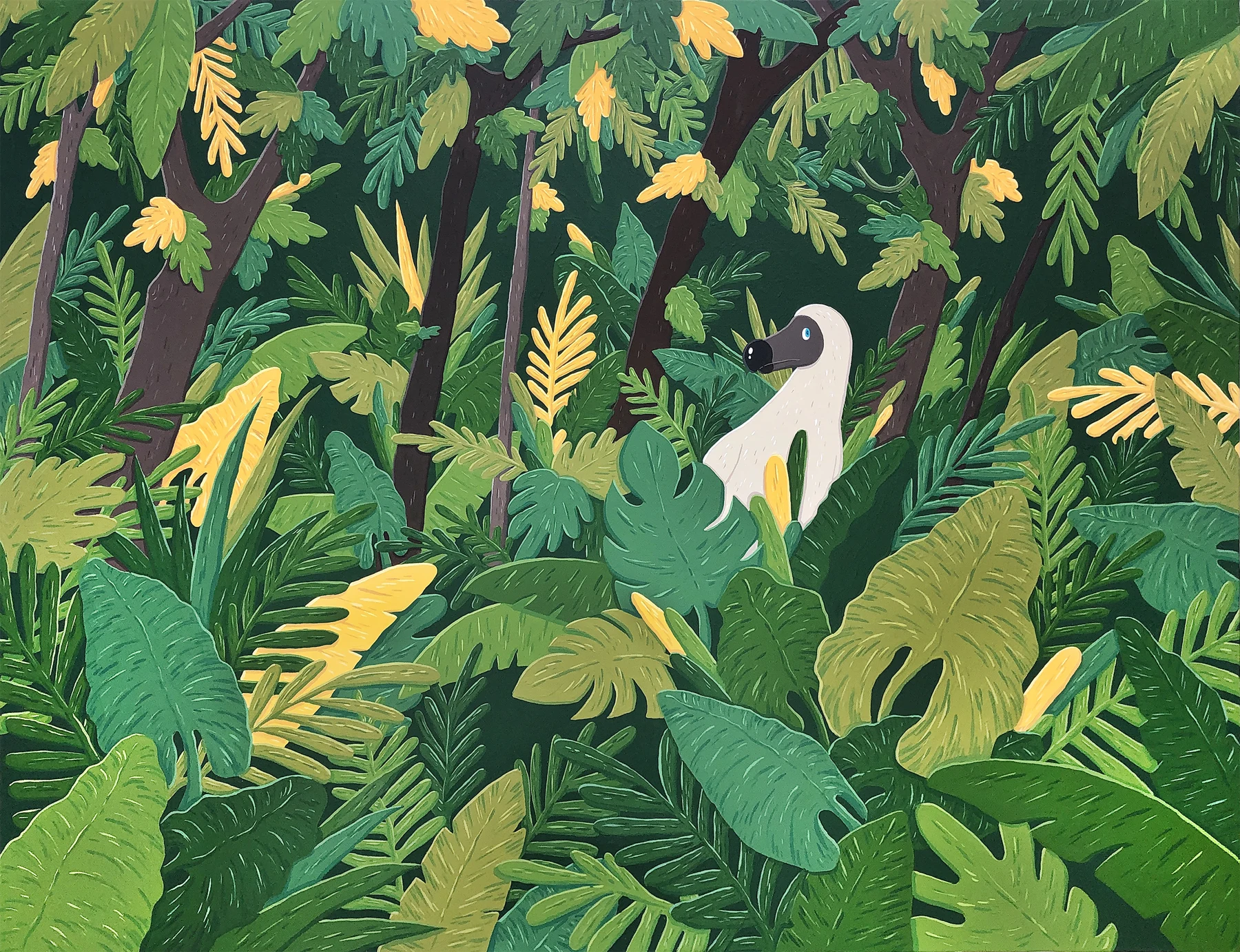Wondering in the forest
