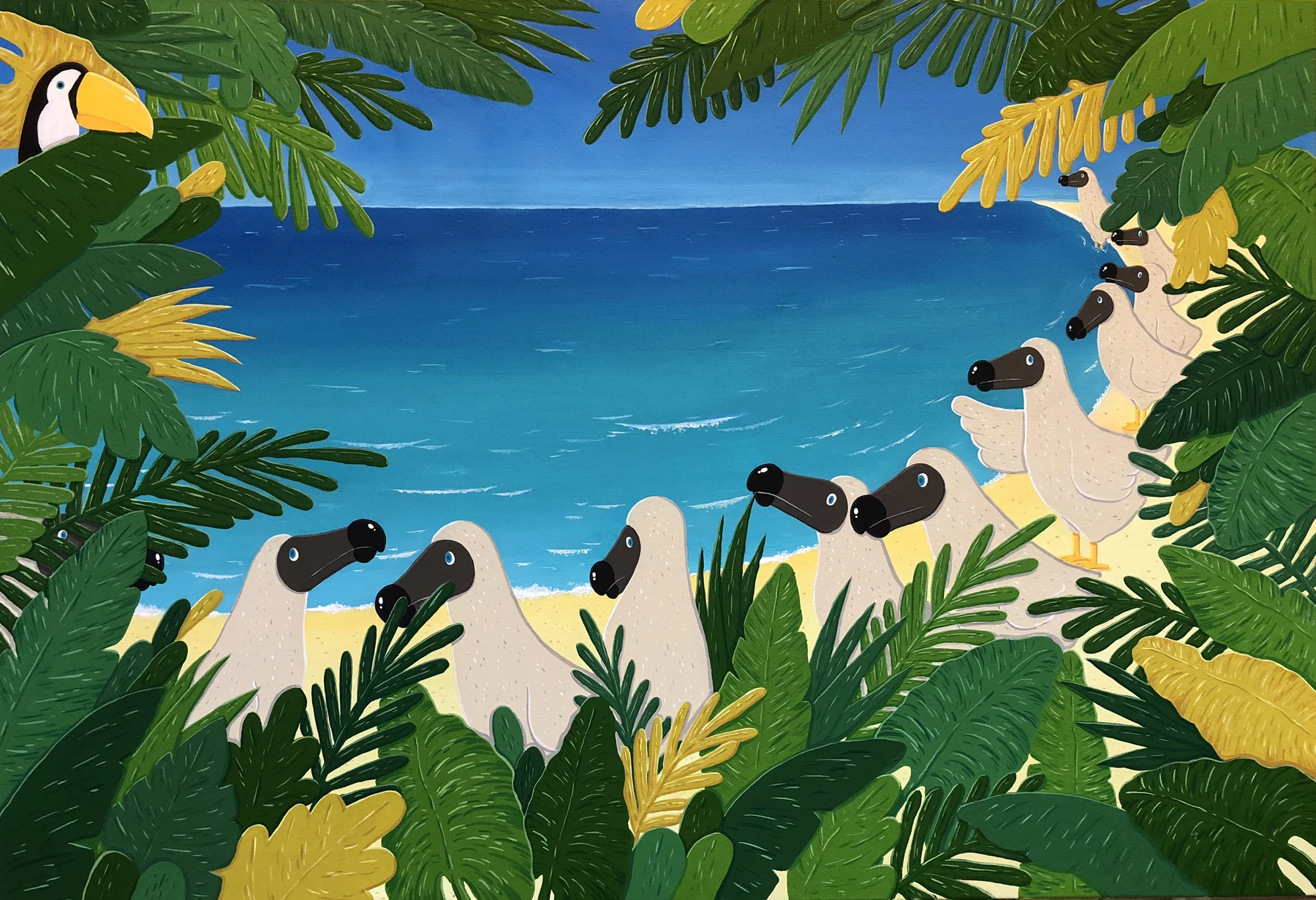 Dodo in the island