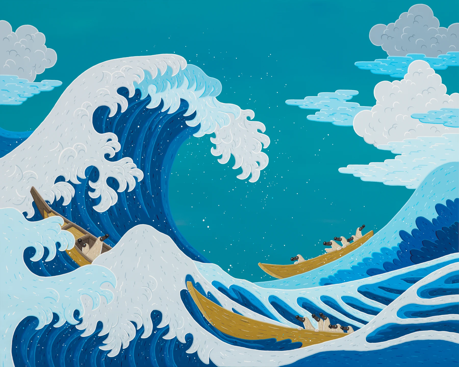 The great Wave off Indian ocean