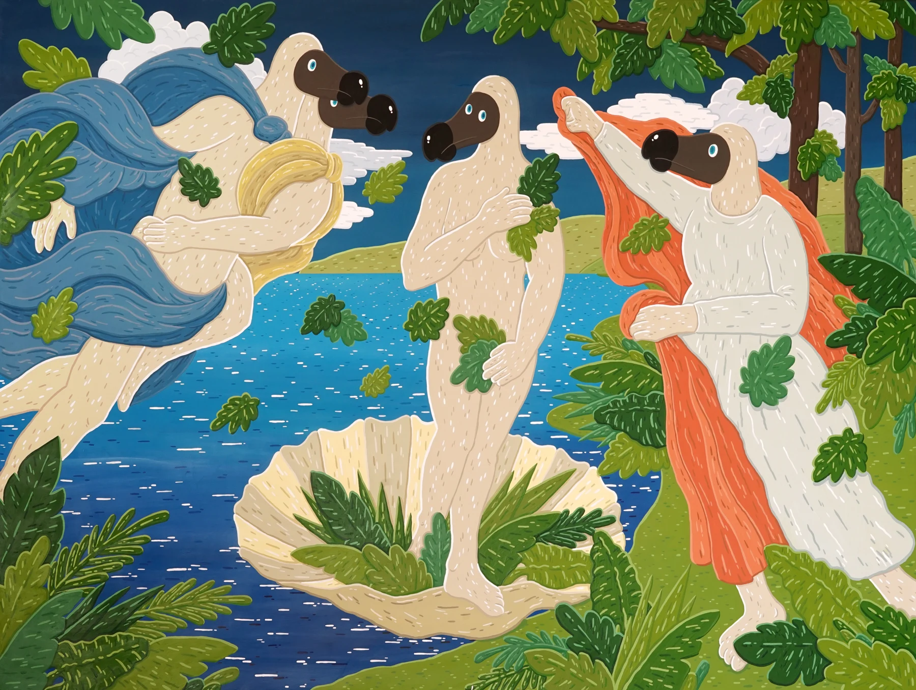 Birth of Donus 80x116.5cm