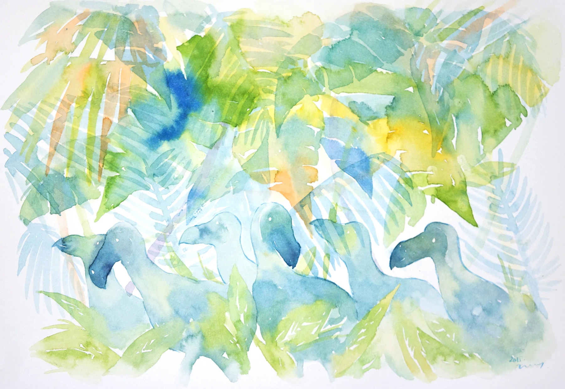 Mauritius sovenir 30, water color on paper, 2015.JPG