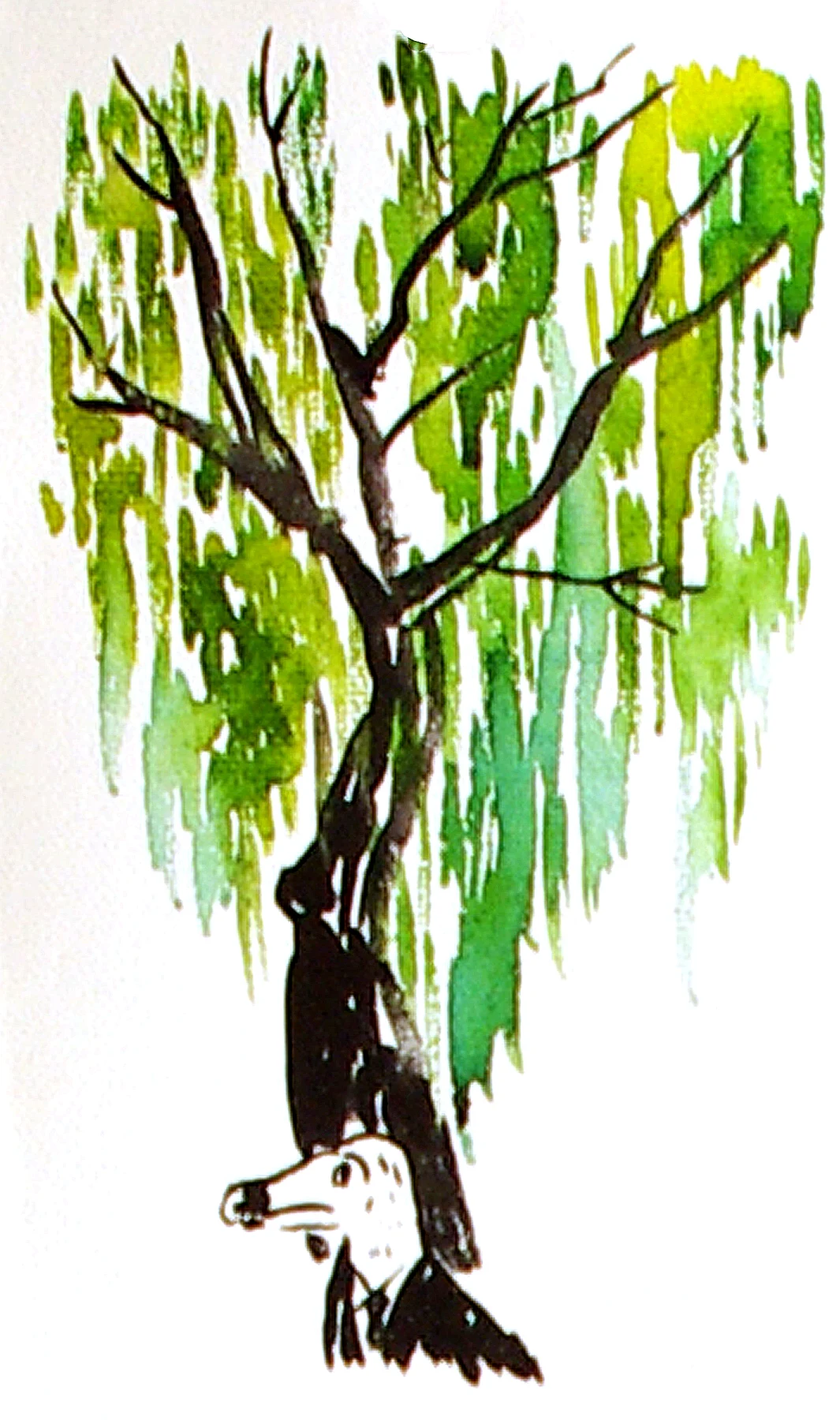Dodo under the willow 9x15.5cm