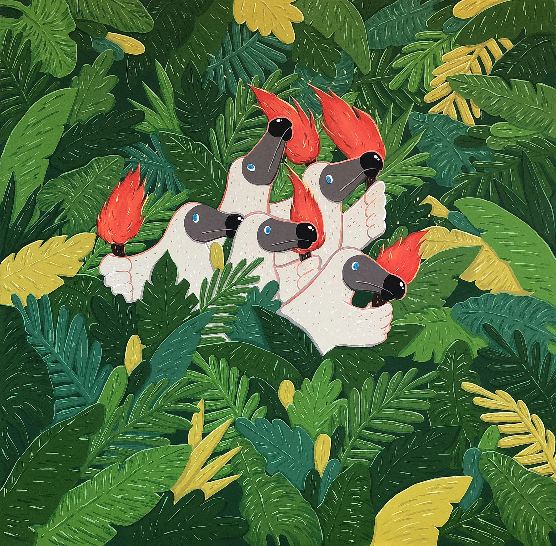 Expedition in the jungle