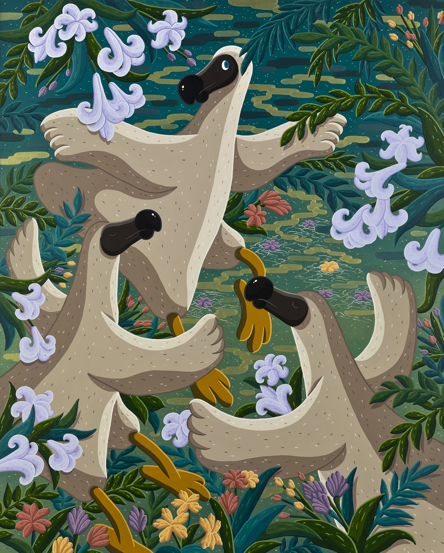 Lily, Flower, Dance, Dodo