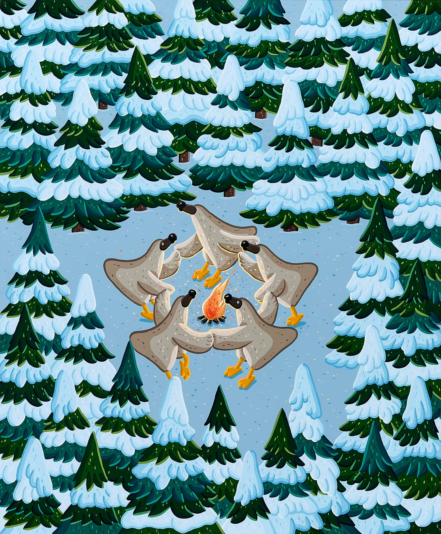 The Secret winter garden