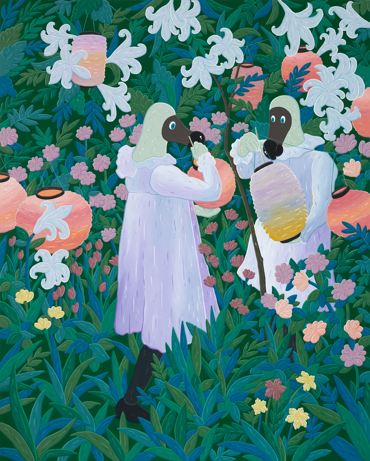 Flowers in the night