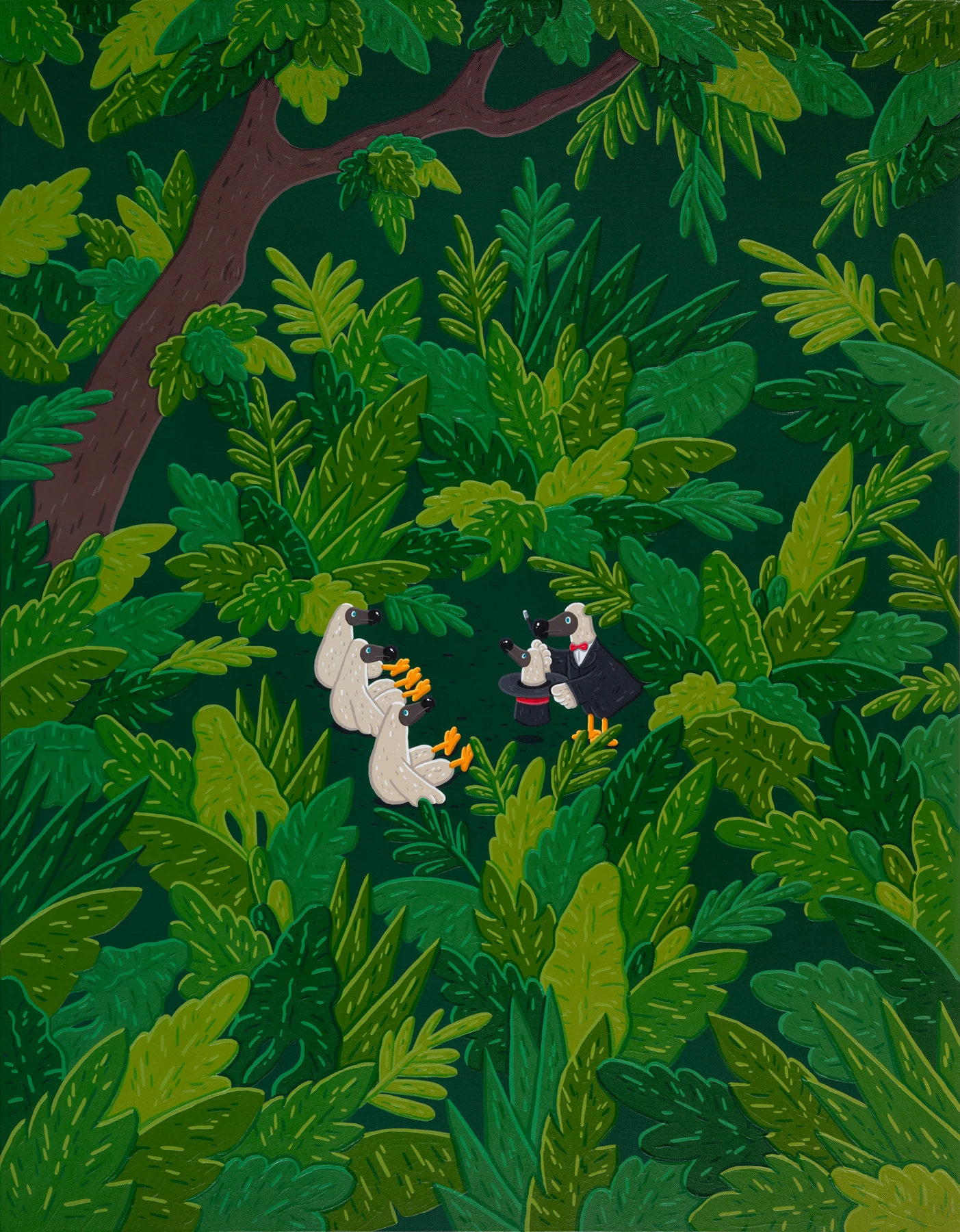 Show in the forest