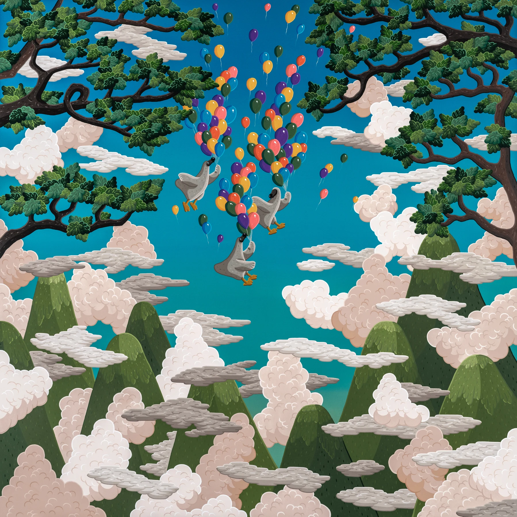 Over the sky