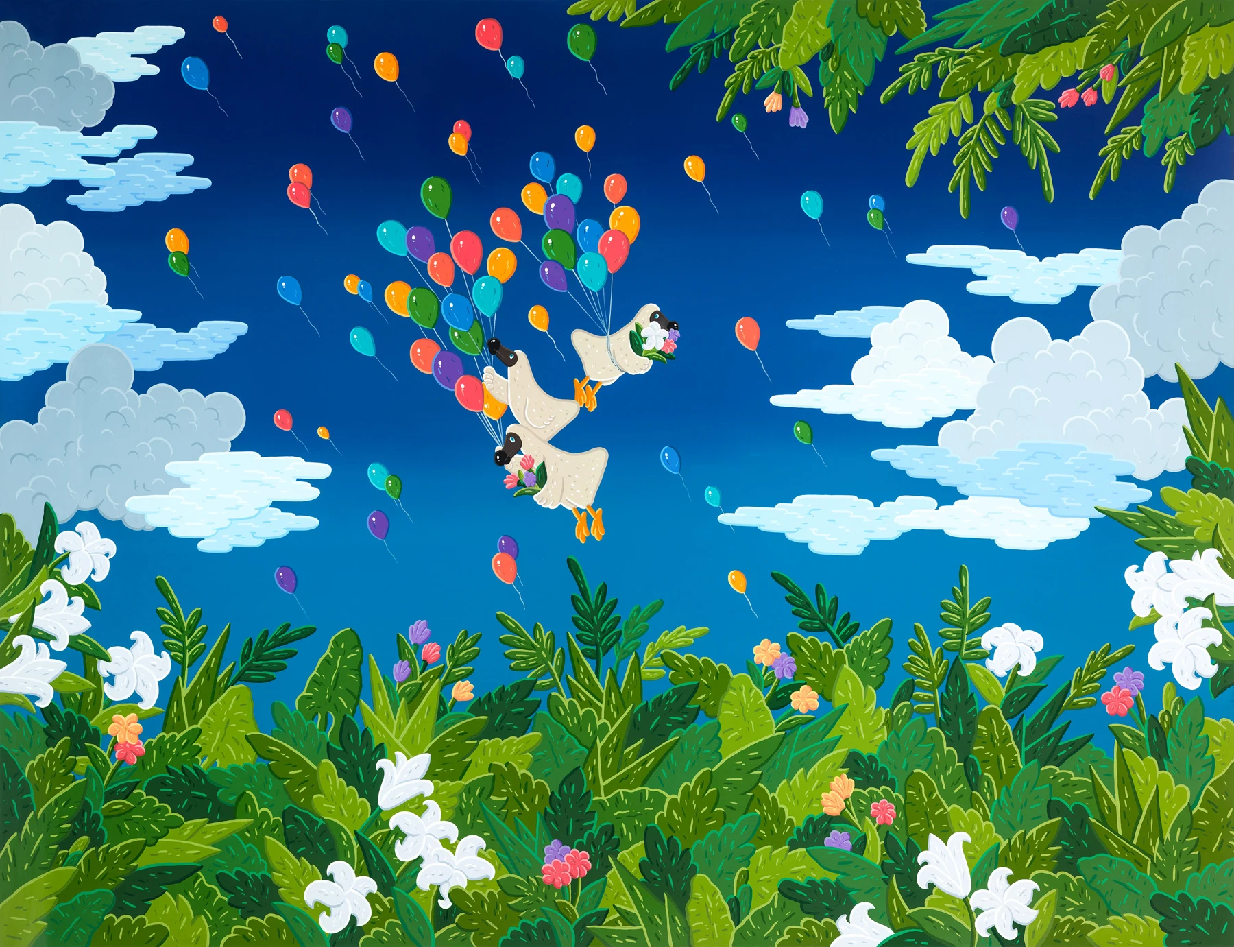 Flight of happiness